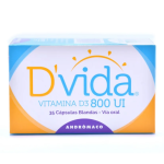 Dvida Vitamina D3 800 U.I x 35 cápsulas blandas