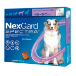 Nexgard Spectra 75mg/15mg x 3 comprimidos. Desde 15kg a 30kg.