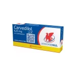 Carvedilol 6,25 mg 30 Comprimidos