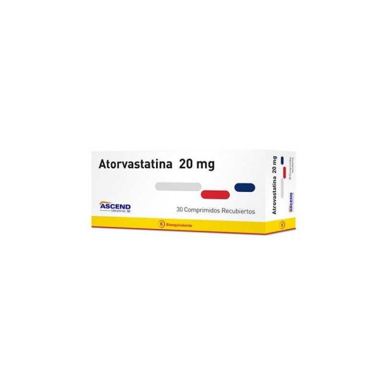 Atorvastatina 20mg X 30 Comprimidos Recubiertos — Farmacia Figuesan